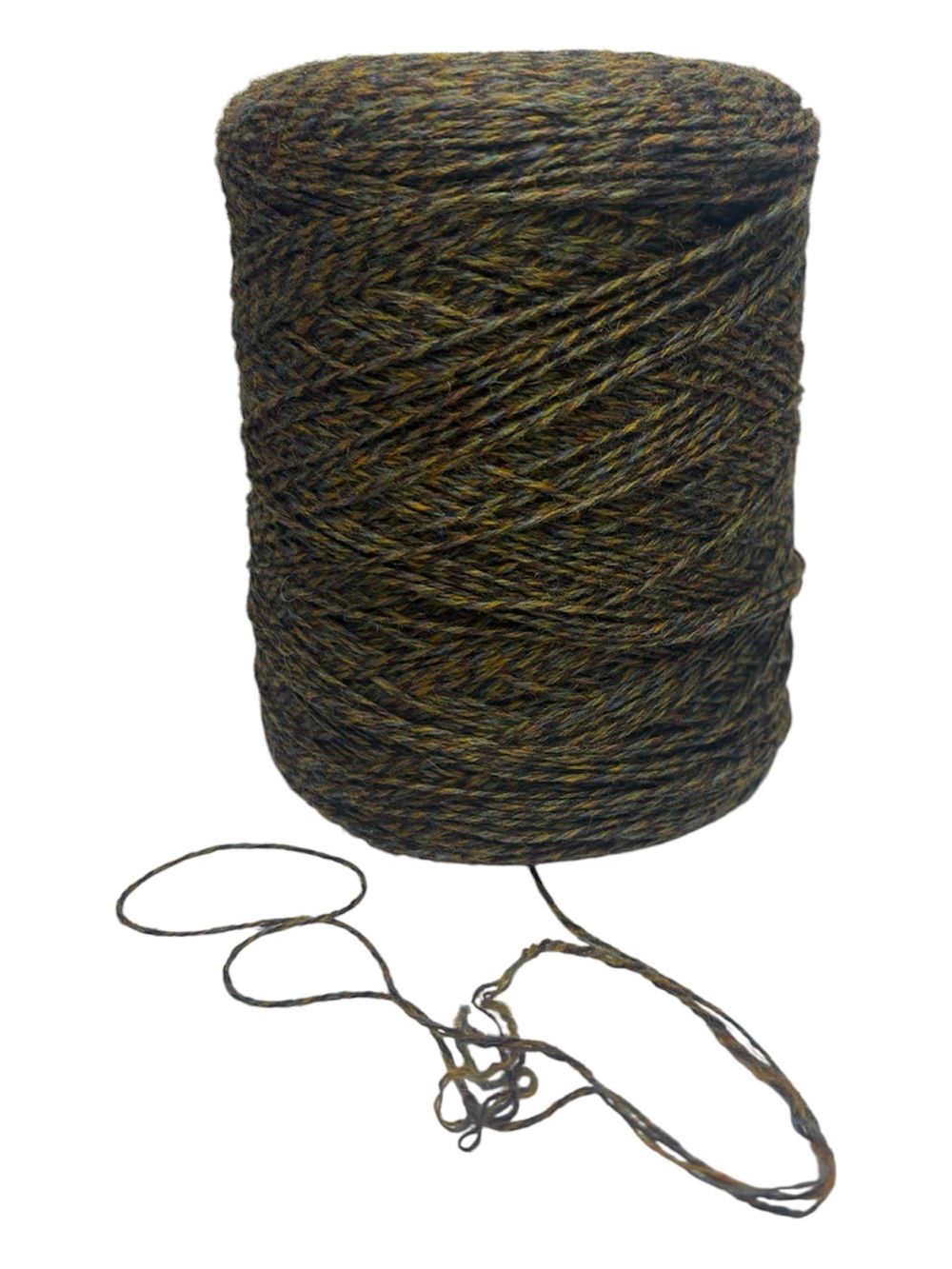Natural Brown Tweed Yarn Cone - Home Accents